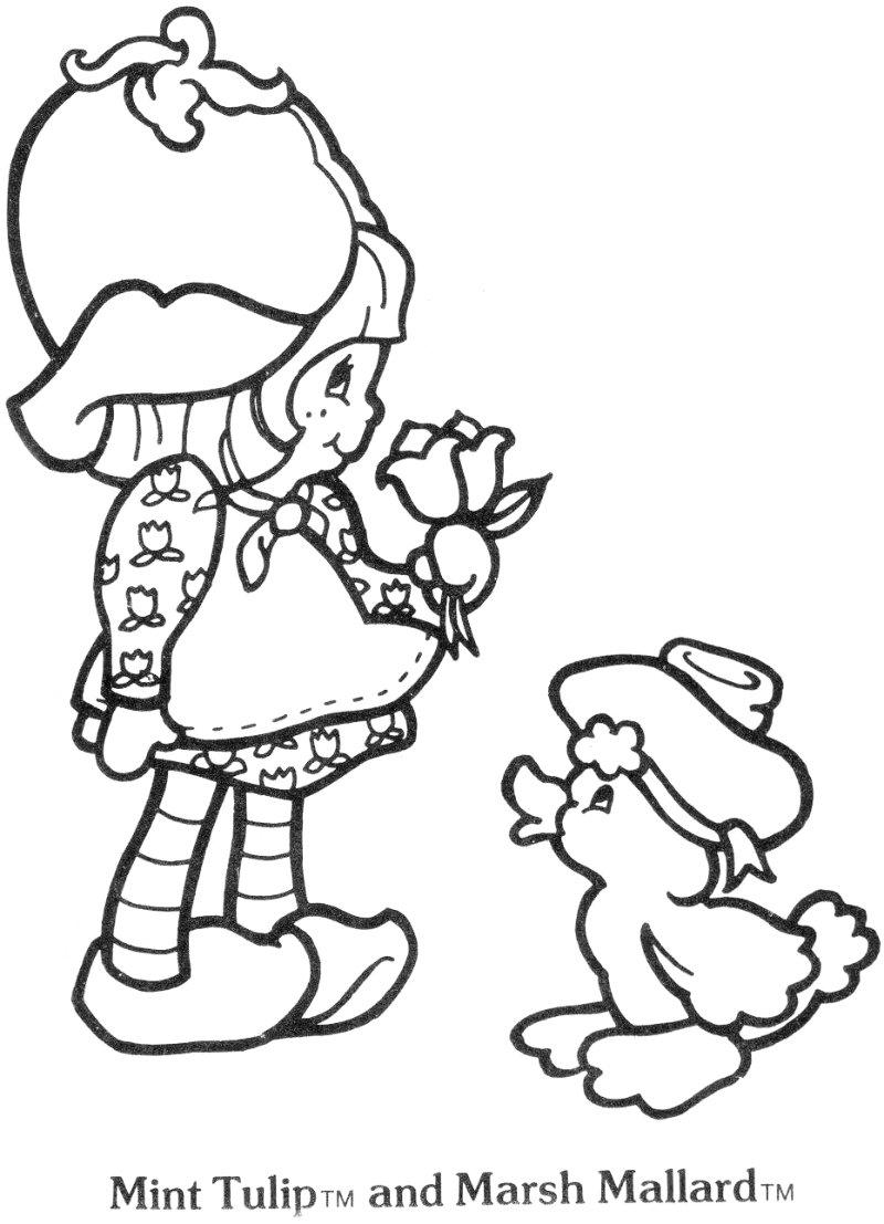 800x1107 Strawberry Shortcake Coloring Pages