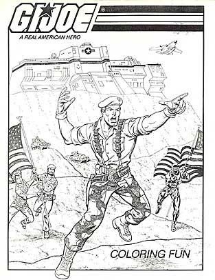 313x406 Sears Expo G I Joe Coloring Book