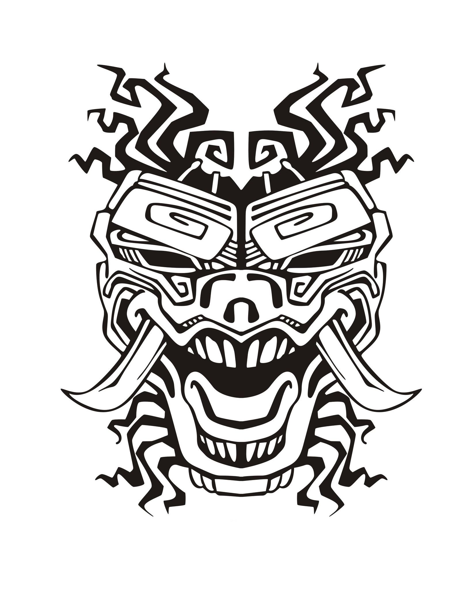 1636x2065 Free Coloring Page Coloring Adult Mask Inspiration Inca Mayan