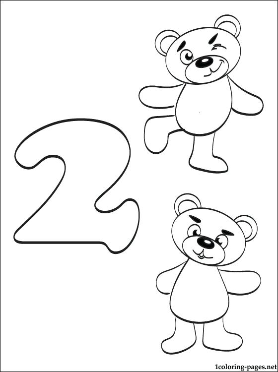560x750 Number Coloring Page Coloring Page Number Two Coloring Page