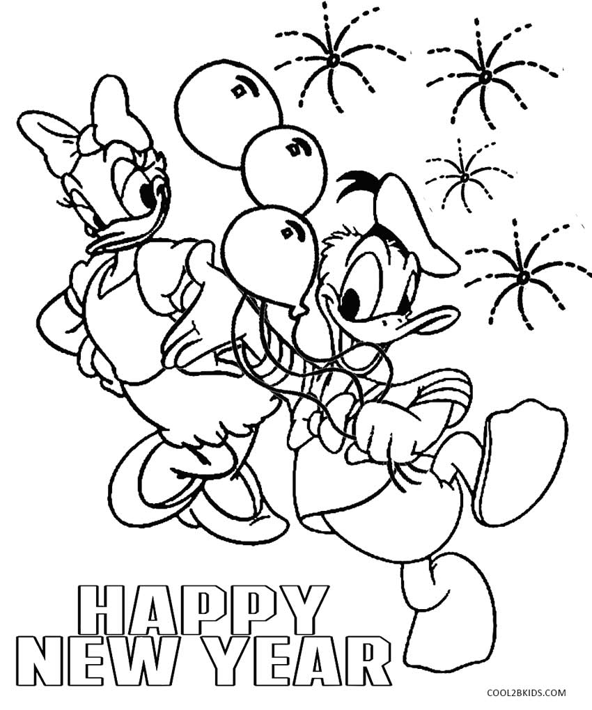 850x1020 Unique Happy New Year Coloring Pages Free