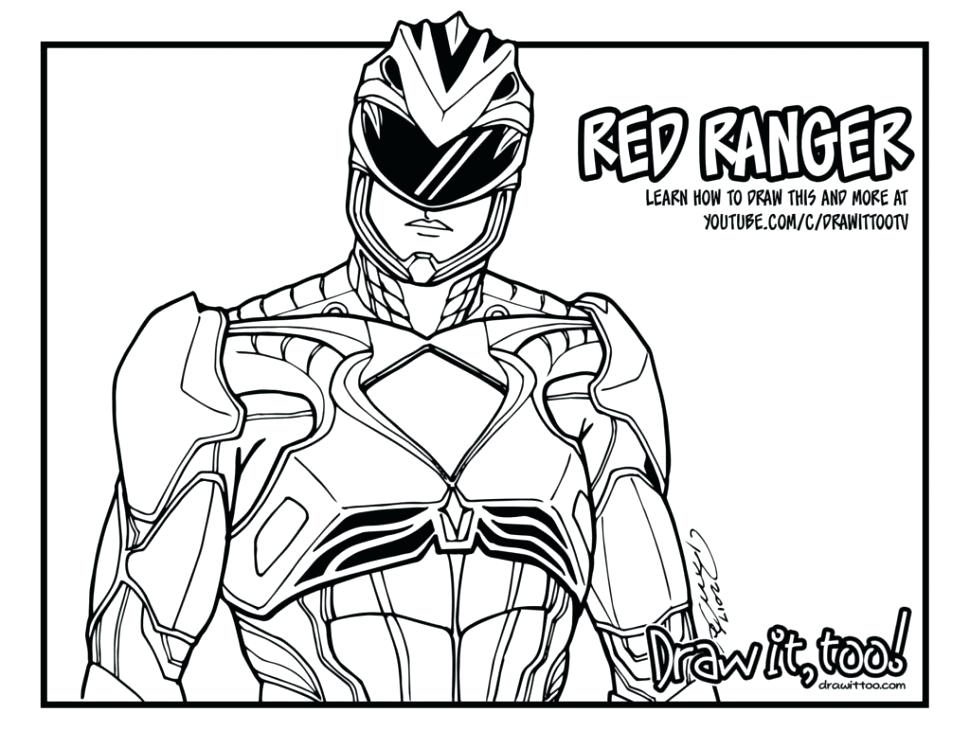 970x749 Power Rangers Coloring Pages