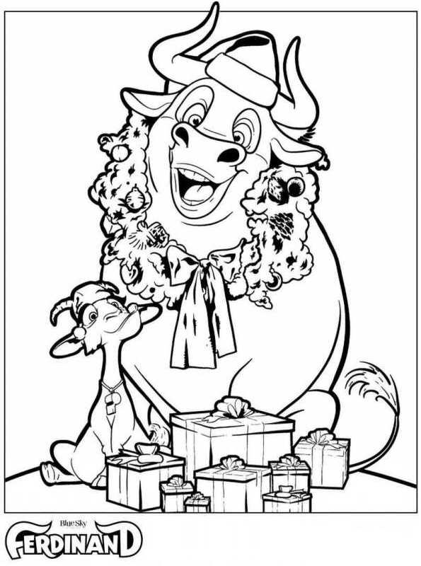 595x800 Printable Disney Ferdinand Coloring Pages
