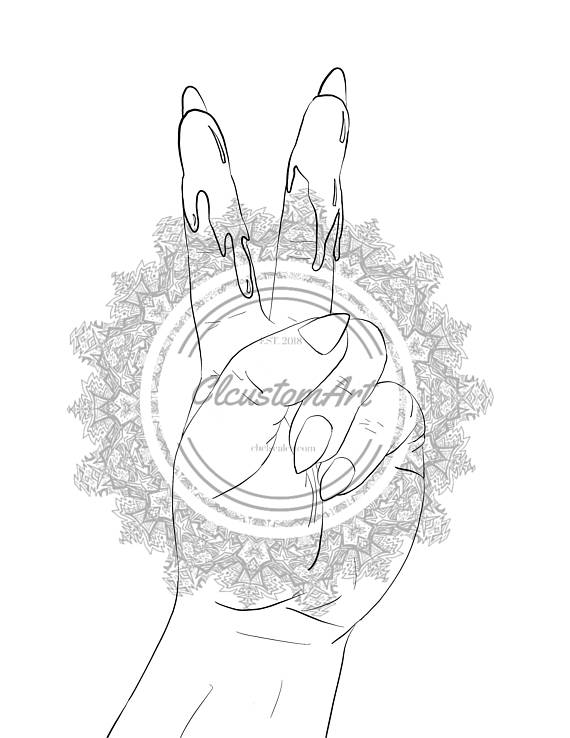 570x738 Love And Peace Not War Coloring Page