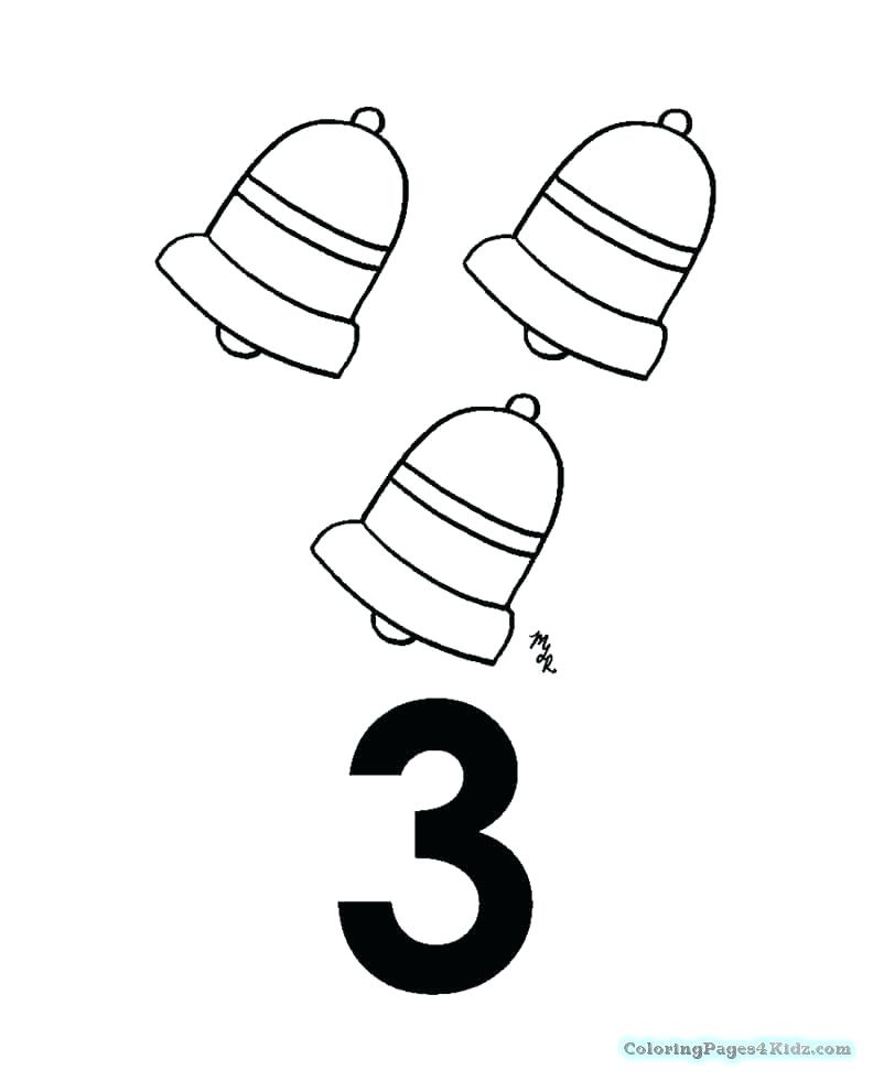 792x981 Number Coloring Page Number Coloring Pages Packed With Basket