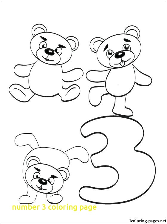 560x750 Number Coloring Page With Coloring Pages Number Three