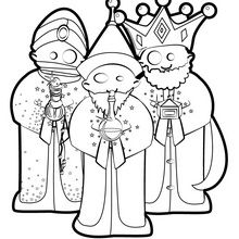 220x220 Three Wise Men Coloring Pages