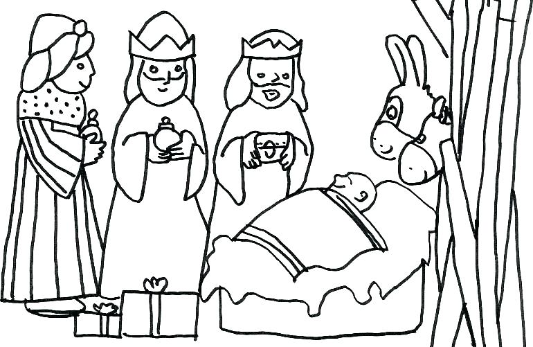 770x501 Three Kings Coloring Pages Three Kings Coloring Pages