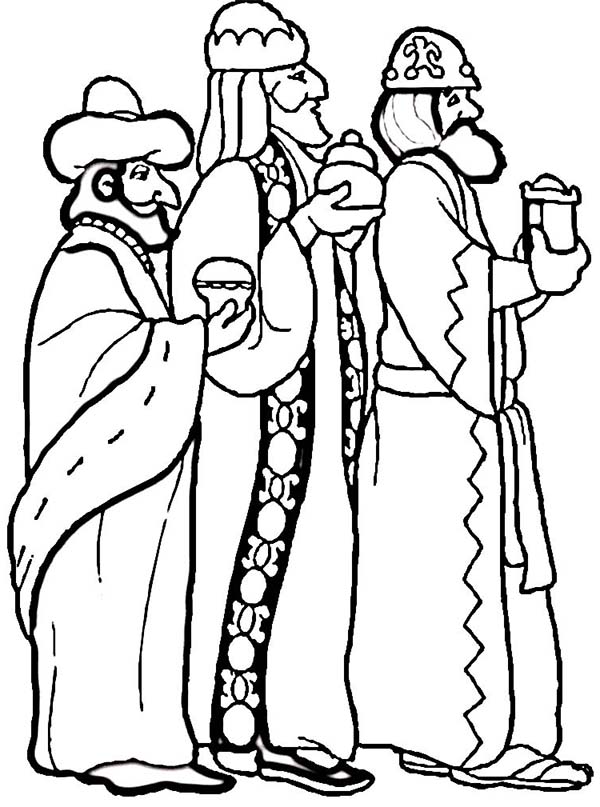 600x807 Three Kings Day Coloring Pages Batch Coloring