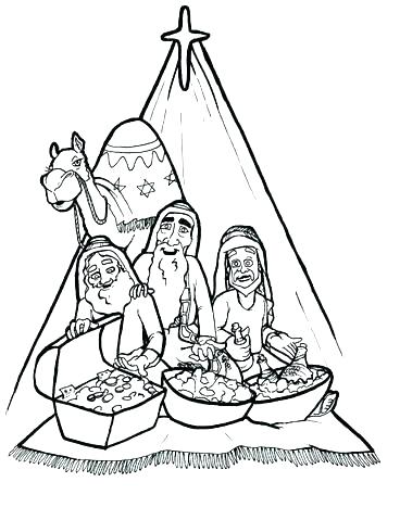 368x479 Wise Men Coloring Pages King Coloring Pages Three Kings Coloring