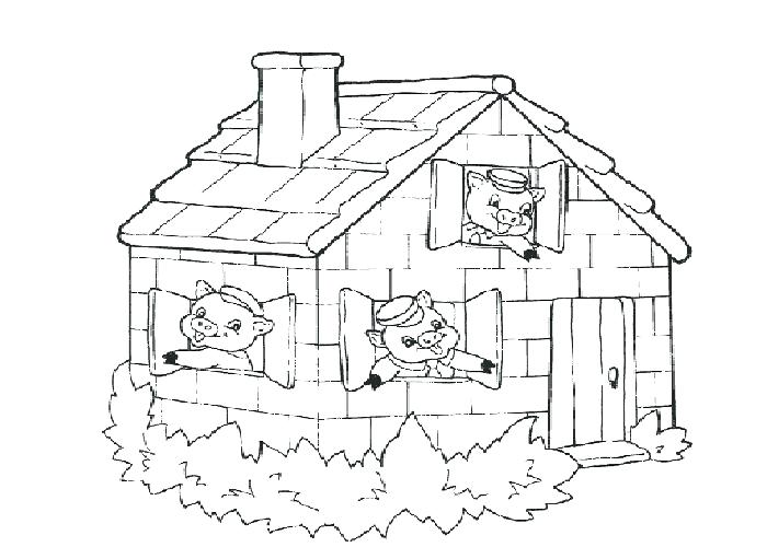 700x500 Guinea Pig Coloring Page The Three Little Pigs Coloring Pages
