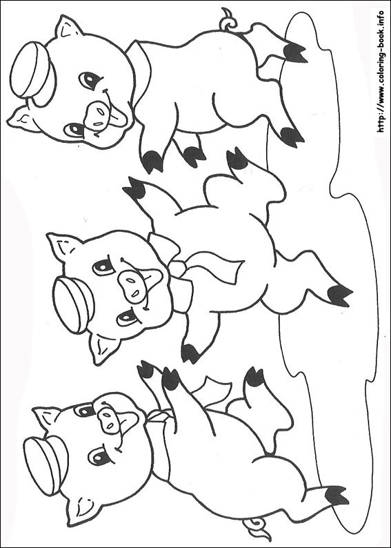 567x794 The Three Little Pigs Coloring Pages On Coloring