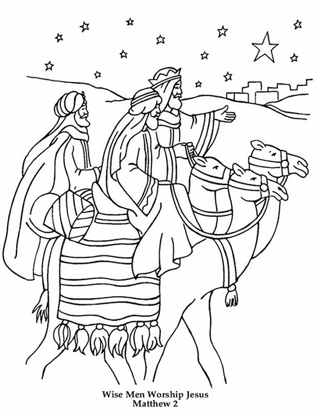 619x800 Wise Men Coloring Page Christmas Magos Y Rey