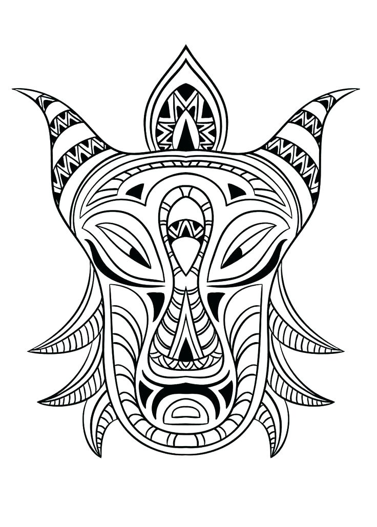 736x1029 Coloring Pages Printable Coloring Pages For Adults Adult Mask