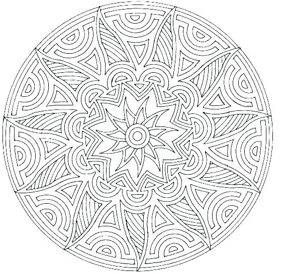 571x546 Geometric Coloring Sheet Geometric Coloring Page Beautiful