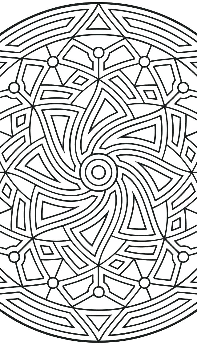 640x1136 Geometric Shape Coloring Pages Geometric Shapes Cartoon Coloring