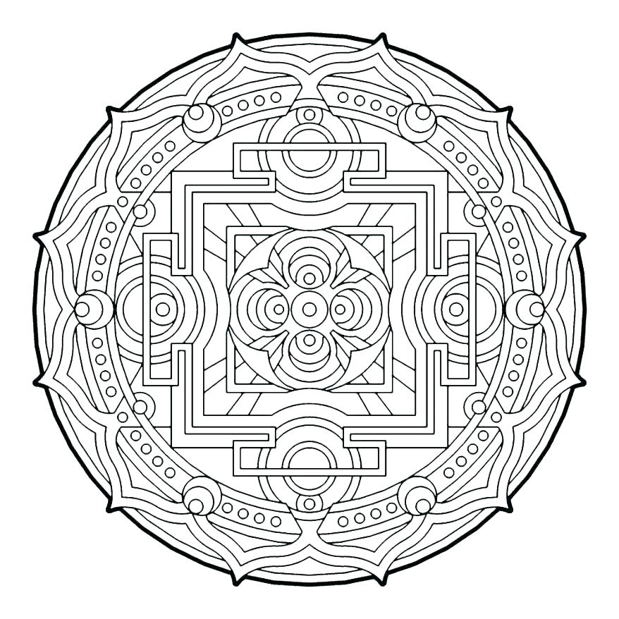 878x878 Coloring Pages Geometric Design Coloring Pages Geometric