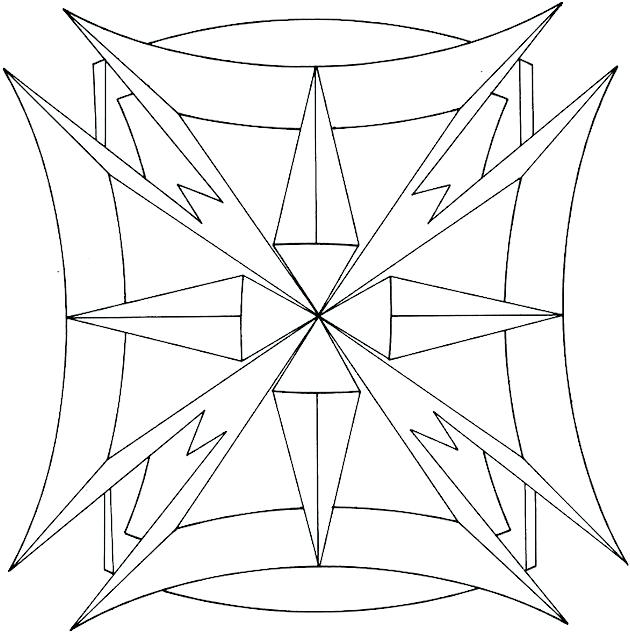 630x633 Geometric Shape Coloring Pages Free Printable Coloring Pages