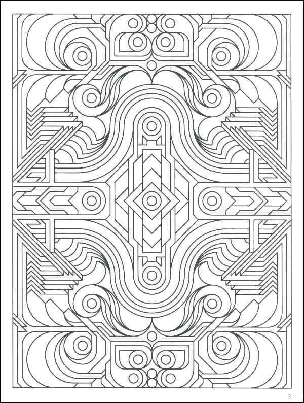 600x794 Coloring Pages Geometric Shapes Coloring Pages Geometric
