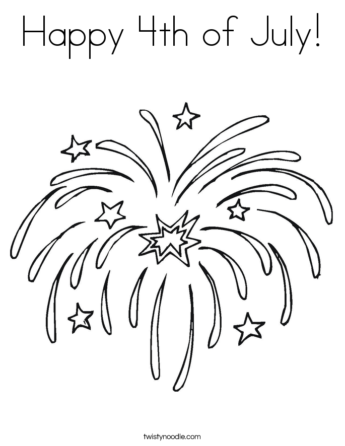 685x886 Happy Of July Coloring Page