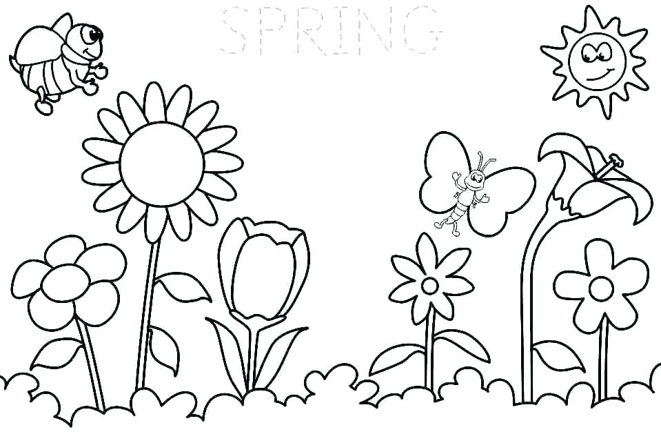 959x626 Seasons Coloring Pages Seasons Coloring Pages For Kids Four