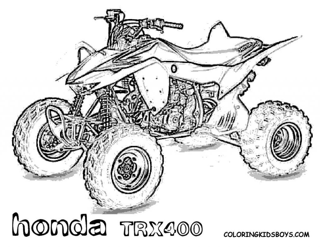 1024x791 Green Quad Bike To Colored Coloring Book Educate Pages For Adults