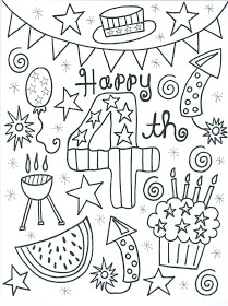 209x280 Of July Coloring Page Independence Day