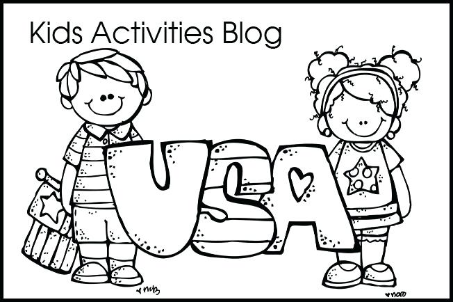 652x434 Of July Coloring Pages Toddlers Fourth Of Pictures