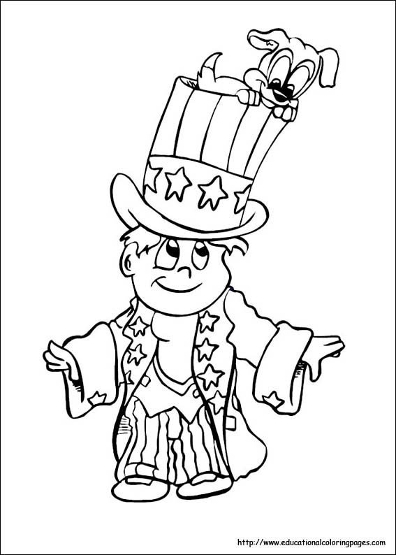 567x794 Of July Coloring Pages
