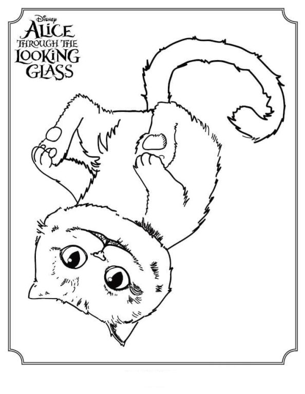 594x768 Kids N Coloring Pages Of Alice Through The Looking Glass