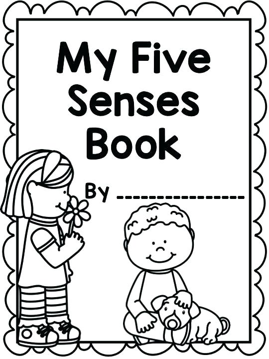 540x720 Five Senses Coloring Pages Senses Coloring Pages The Five Senses