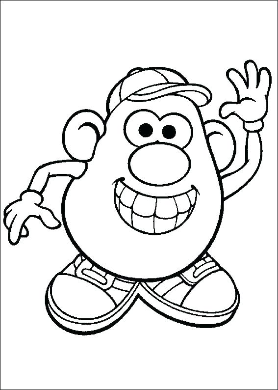 567x794 Senses Coloring Pages Senses Coloring Pages Potato Head
