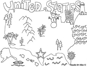 287x221 States Coloring Pages