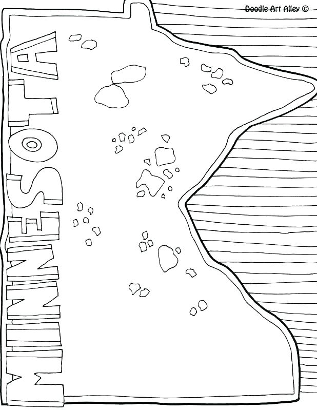 618x799 States Coloring Pages States Coloring Pages State Symbols Page