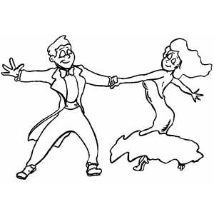 300x300 Tango Dance Coloring Page