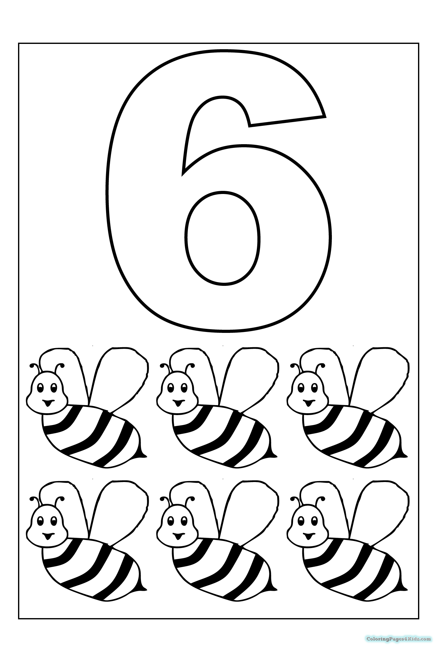 1405x2081 Number Coloring Page Coloring Pages For Kids