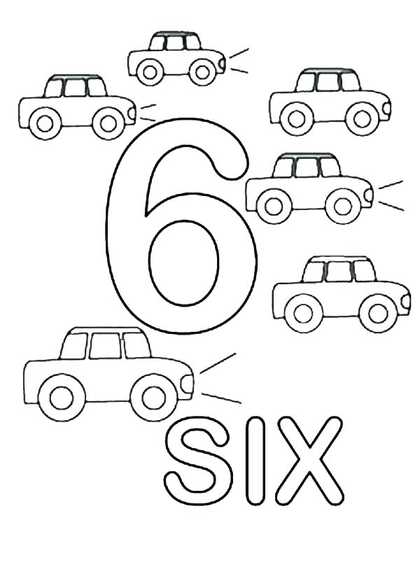 600x807 Number Coloring Sheet Number Coloring Page Coloring Pages