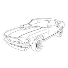 230x230 Printable Mustang Coloring Pages For Kids Bible