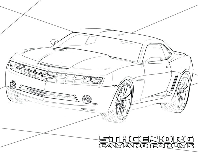 792x612 Camaro Coloring Pages X Chevrolet Camaro Coloring Pages