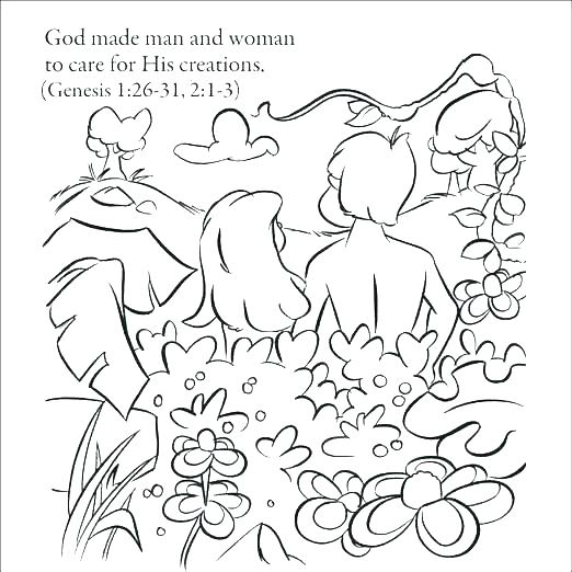 522x522 Days Of Creation Coloring Pages