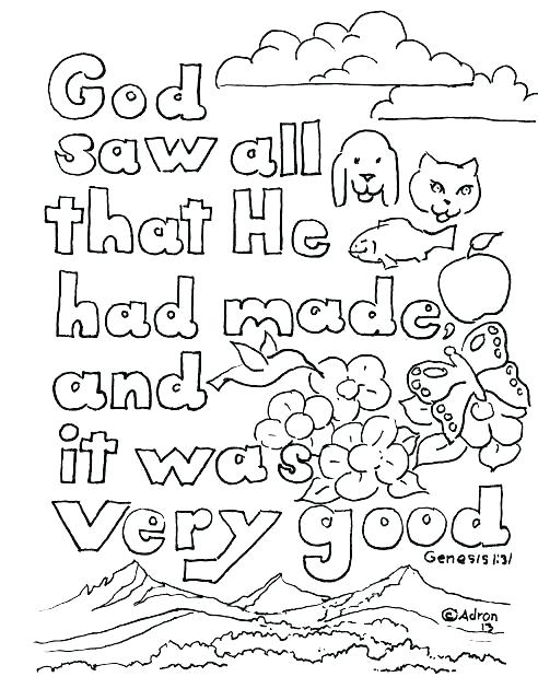492x640 Creation Coloring Pages Days Of Creation Coloring Pages Seven