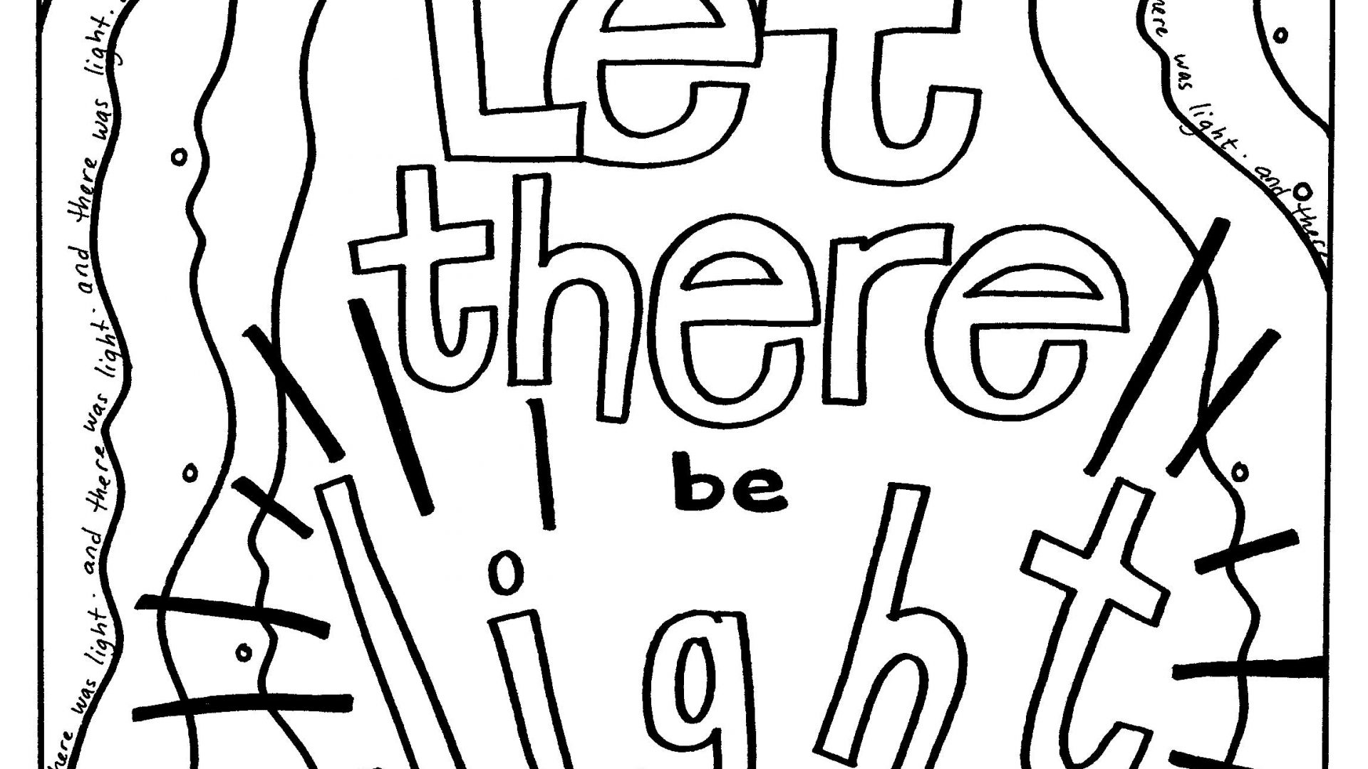 1920x1080 Convenient Creation Coloring Pages Free Printable Bible Days