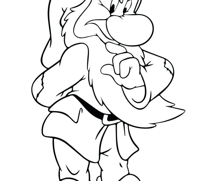 678x600 Dwarfs Coloring Pages