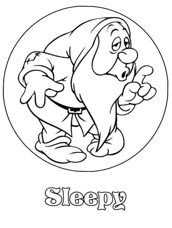 600x794 Snow White And The Seven Dwarfs Coloring Pages Dwarfs Coloring