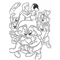 230x230 Top Free Printable Snow White Coloring Pages Online