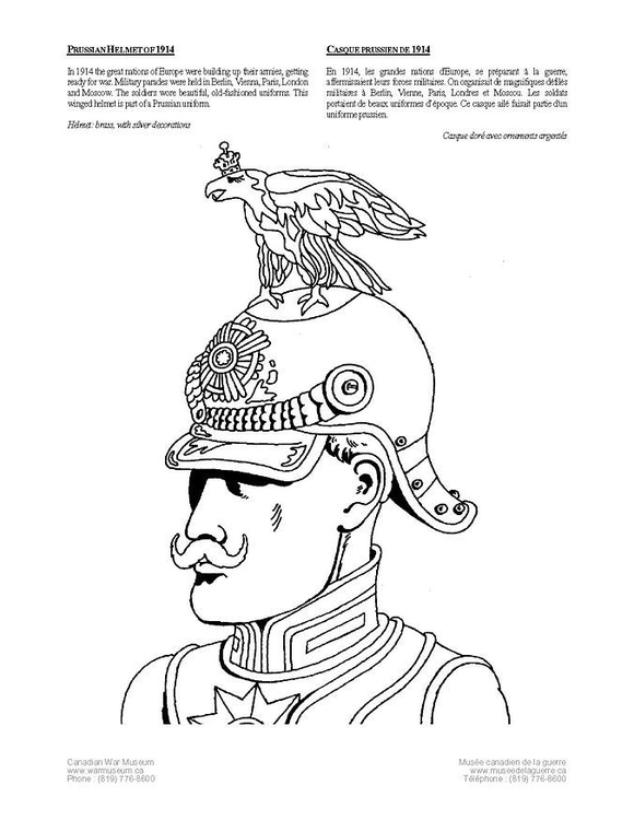 580x750 Coloring Page Prussian Soldier