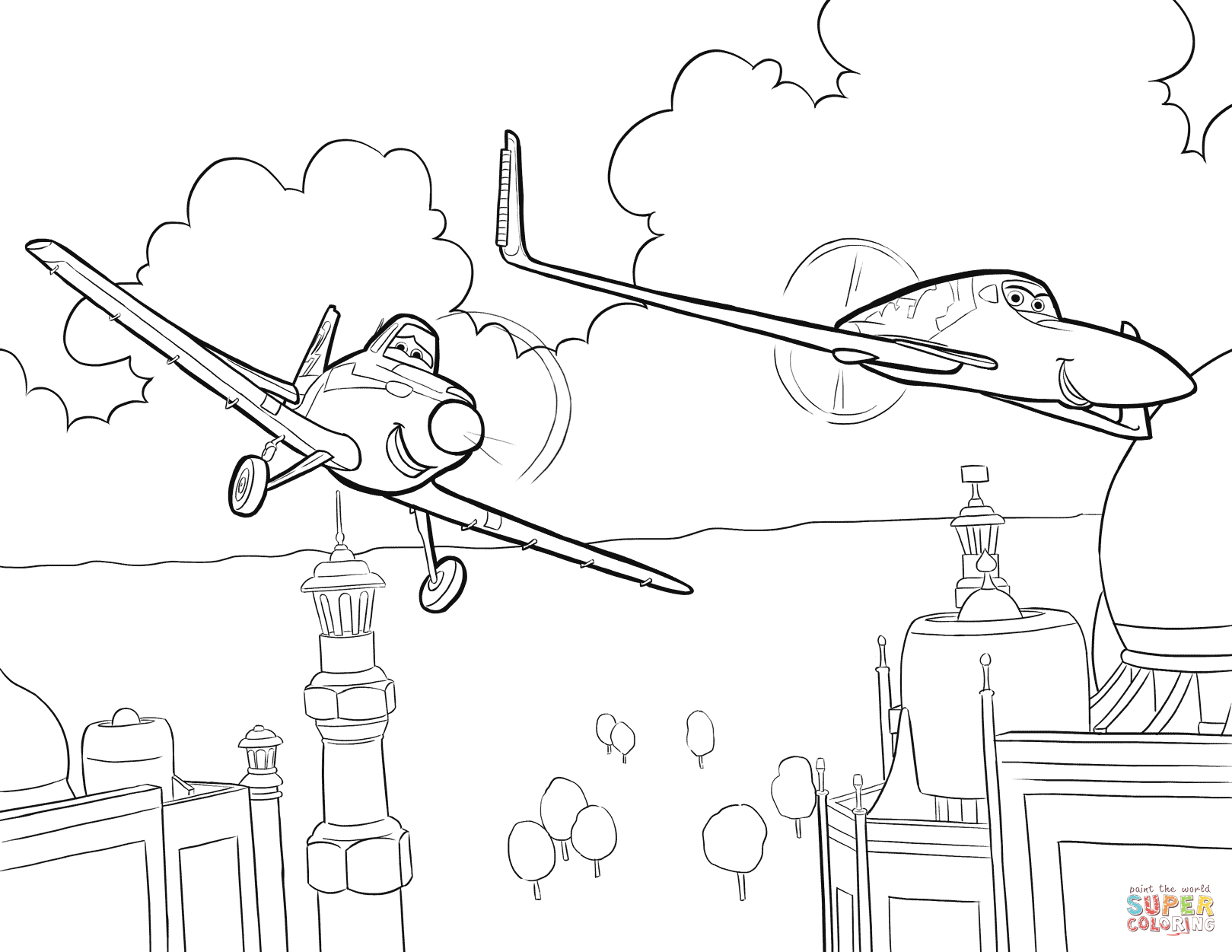 1619x1251 Boeing Colouring Pages