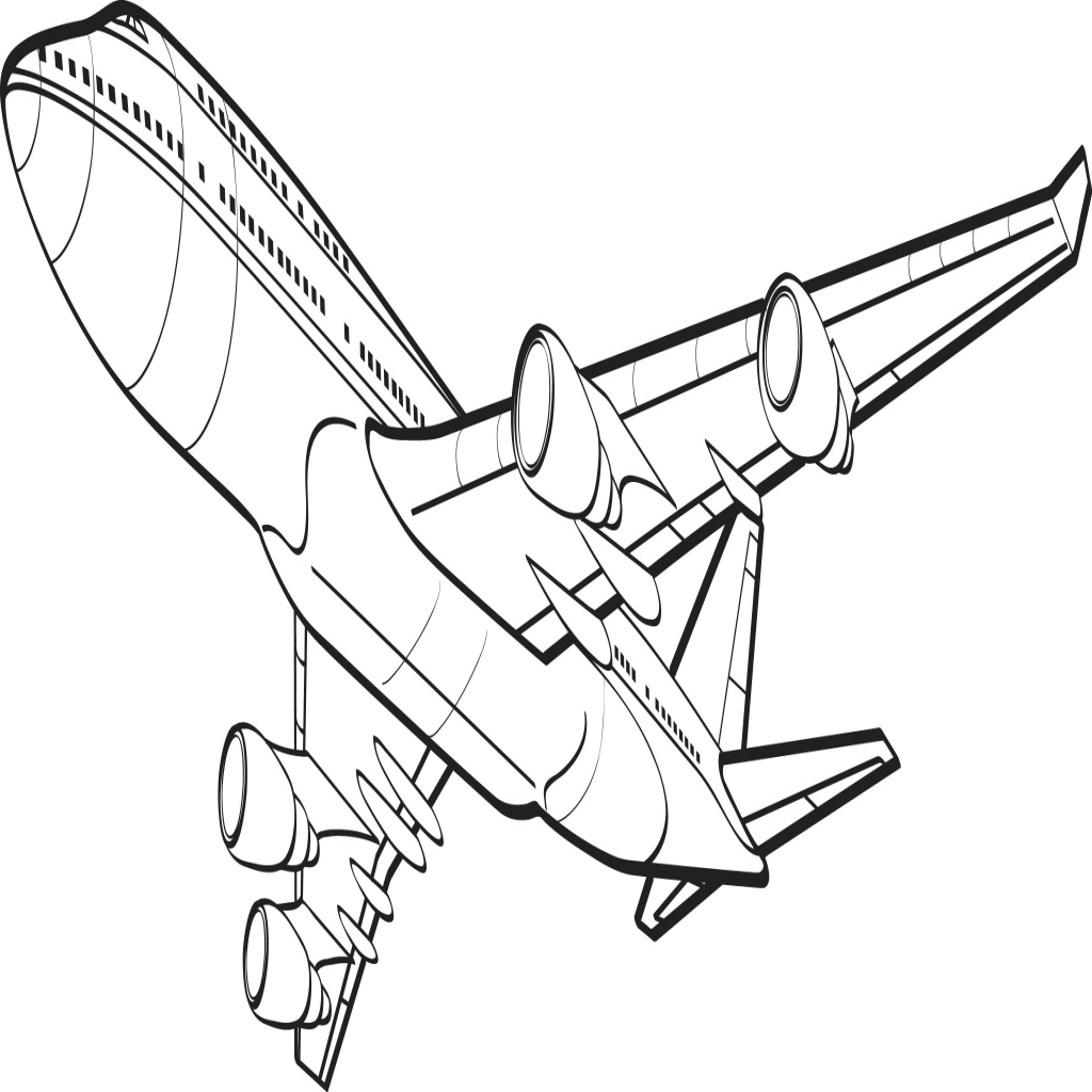 747 Coloring Page at GetDrawings.com | Free for personal use 747
