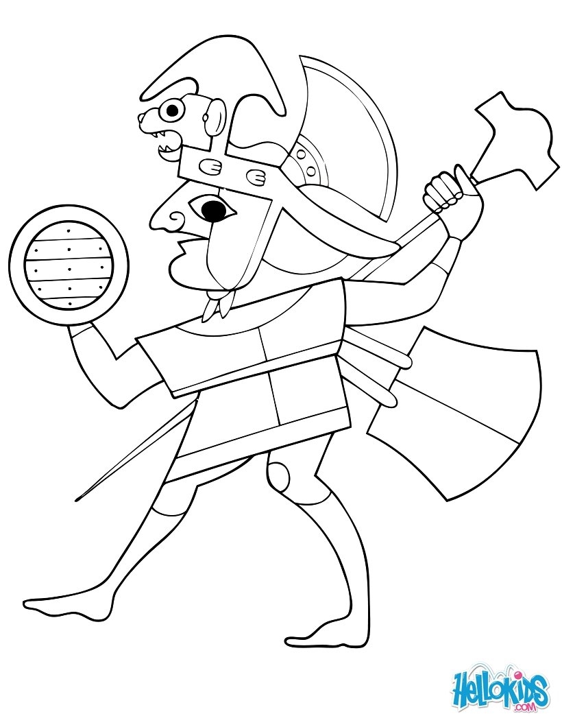 820x1060 Best Of Warrior Coloring Pages