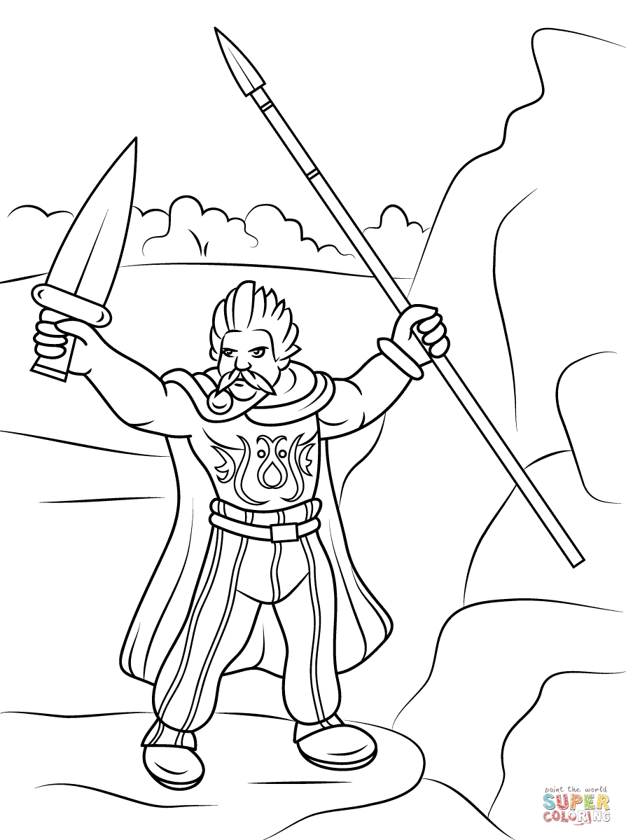 894x1199 Fresh Warrior Coloring Pages